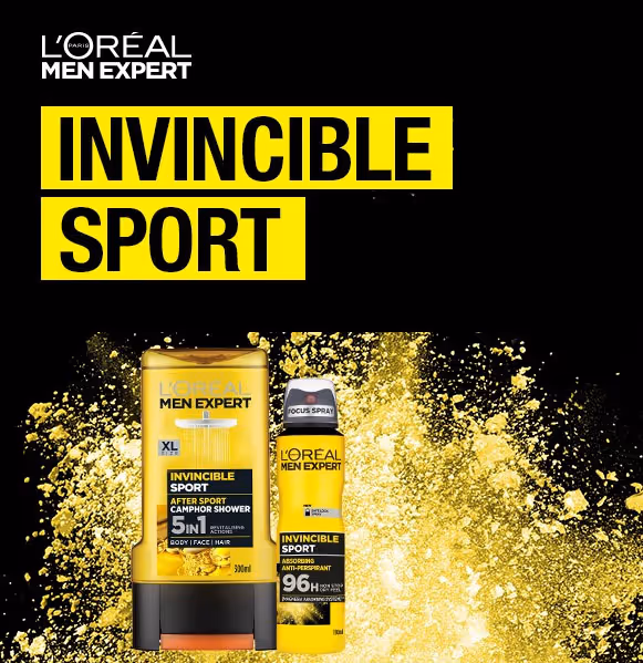 ژل دوش لورال اینوینسیبل اسپرت loreal