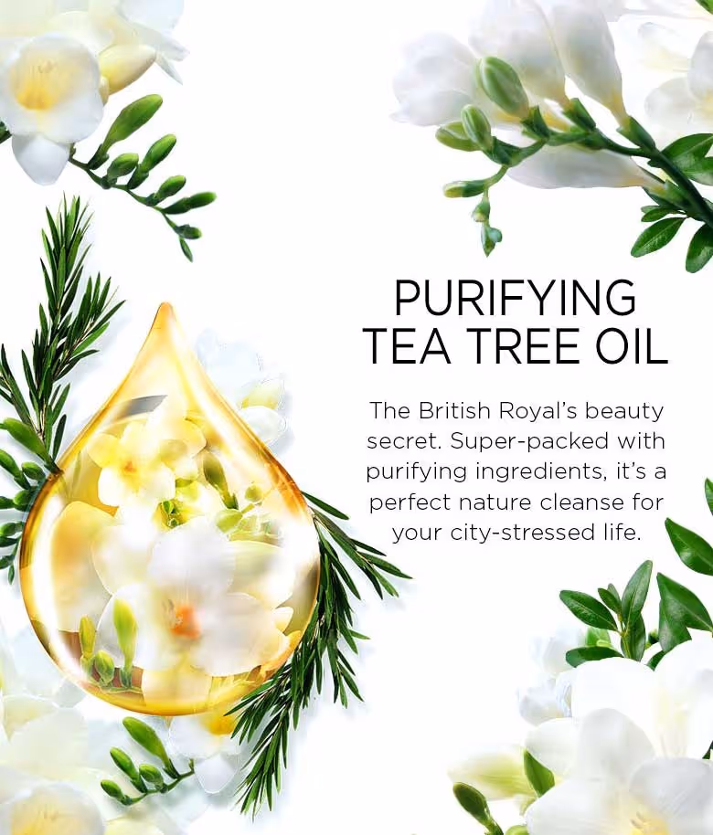ژل دوش گل فریزیا درخت چای لوکس lux skin