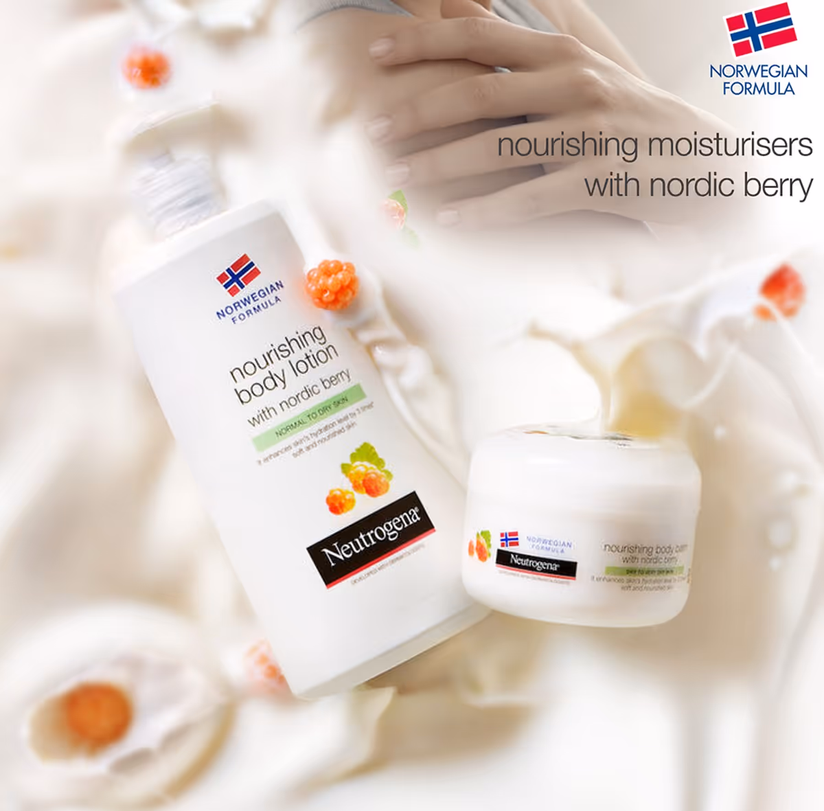لوسیون بدن تمشک شمالی نوتروژنا neutrogena