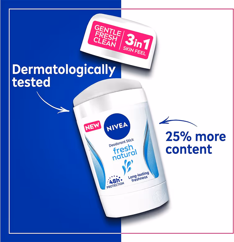 استیک دئودورانت نیوا فرش نچرال nivea fresh