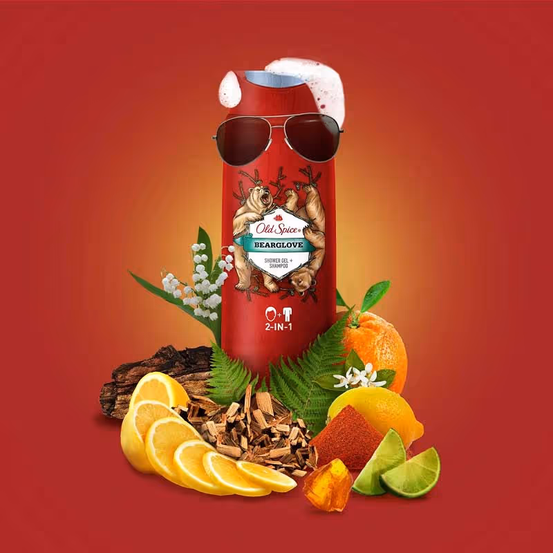 ژل دوش اولد اسپایس بیرگلاو old spice