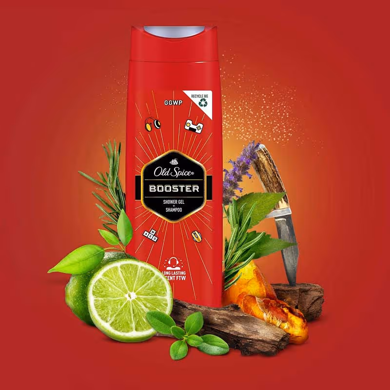 ژل دوش اولد اسپایس بوستر old spice booster