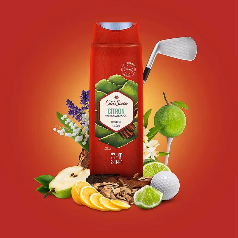 ژل دوش اولد اسپایس سیترون old spice citron