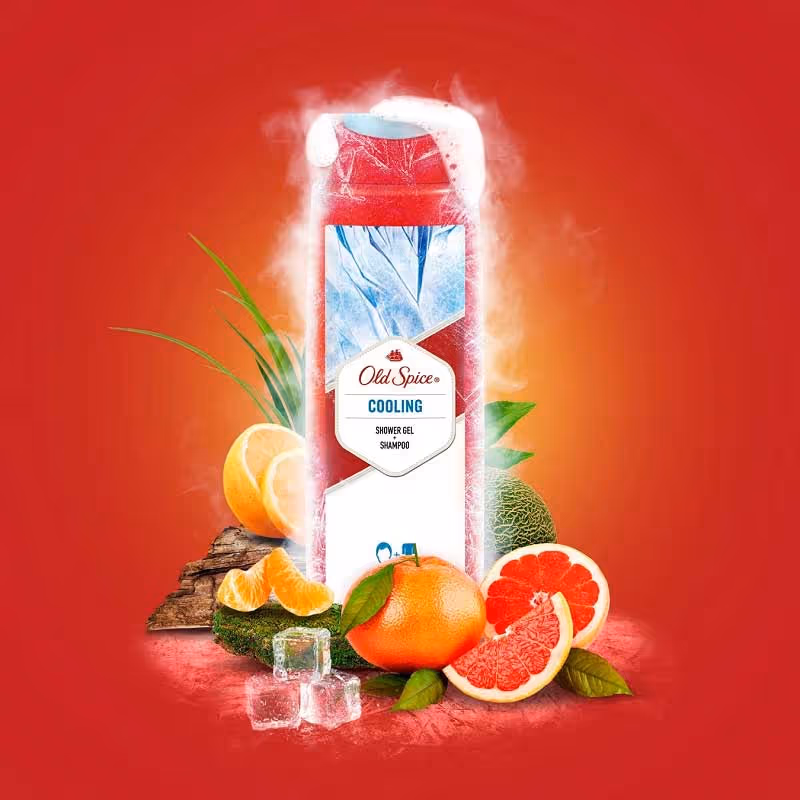 ژل دوش اولد اسپایس کولینگ old spice cooling