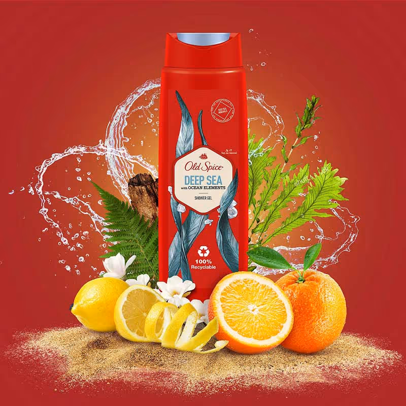 ژل دوش اولد اسپایس دیپ سی old spice deep sea