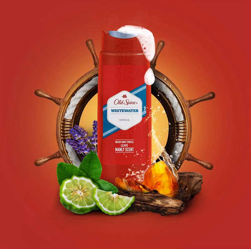 شامپو بدن اولد اسپایس وایت واتر old spice