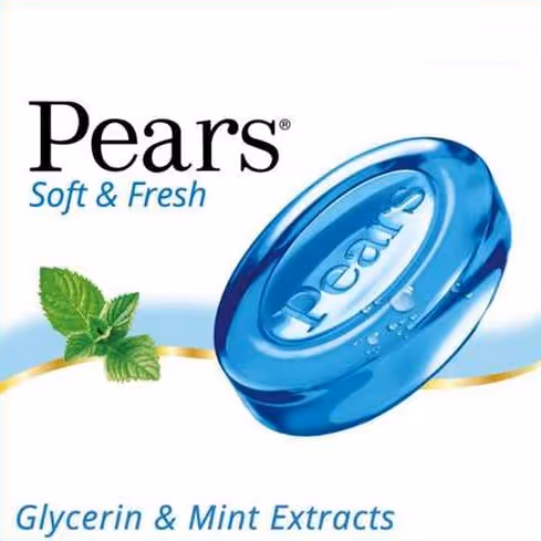 صابون گلیسیرینه شفاف پیرز رایحه نعناع pears