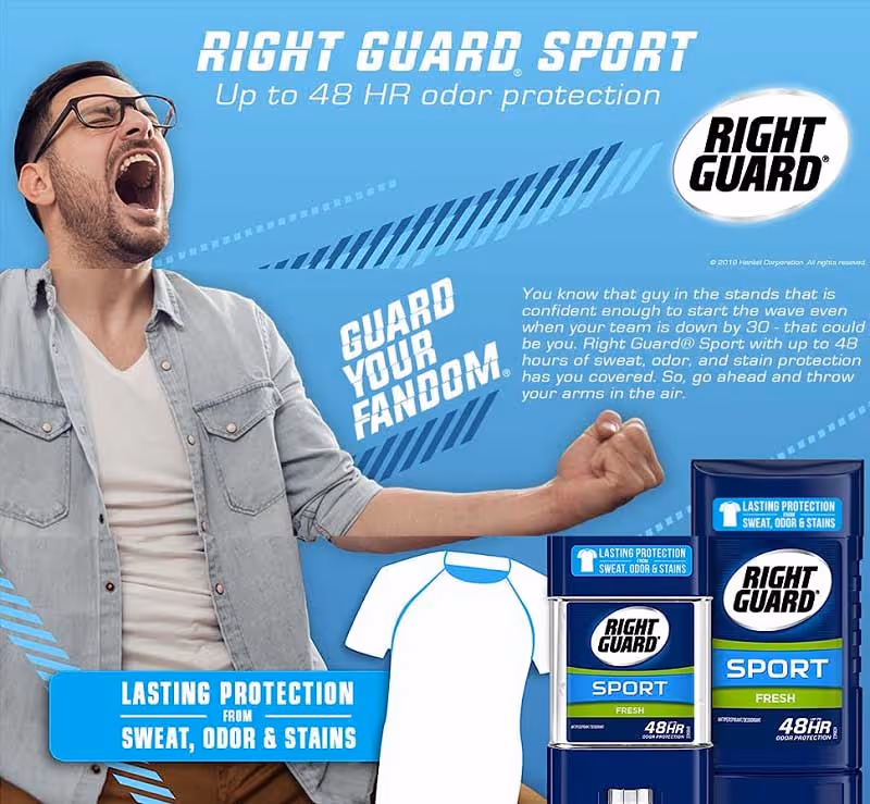 استیک ضدتعریق ژلی رایت گارد اسپرت فرش right