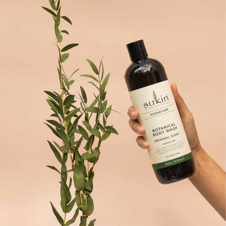 شامپو بدن گیاهی ساکین sukin botanical