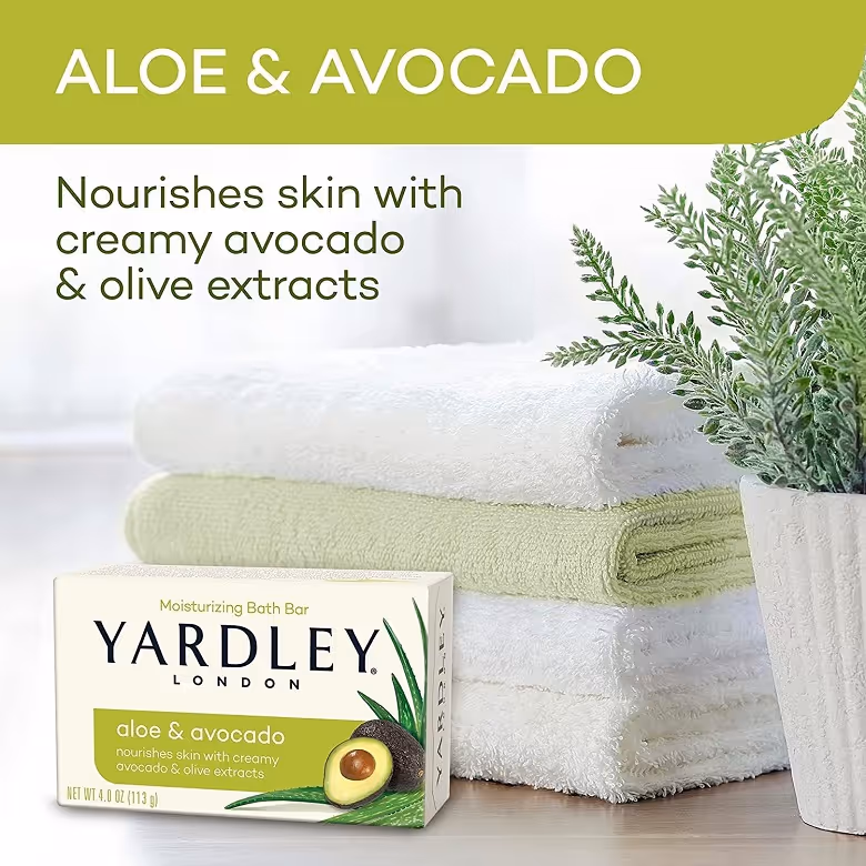 صابون آلوئه ورا آووکادو یاردلی yardley aloe