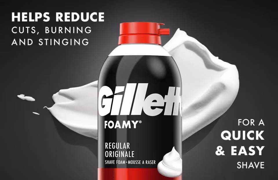 فوم اصلاح ژیلت اورجینال gillette original