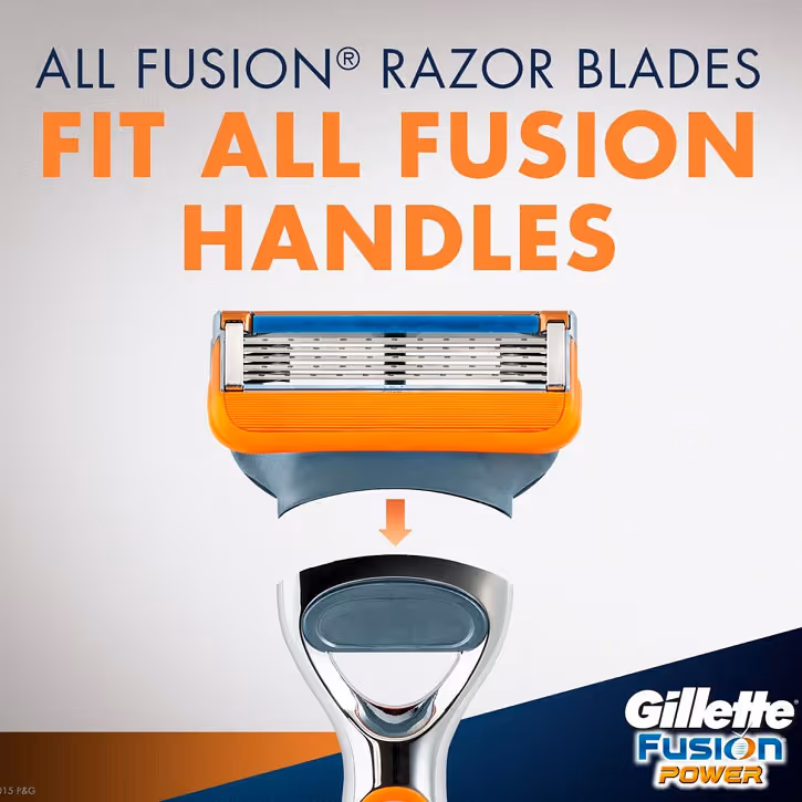 تیغ اصلاح یدک ژیلت فیوژن پاور gillette fusion