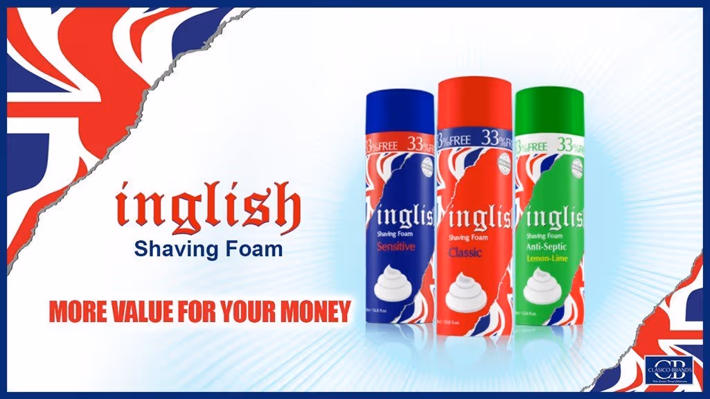 فوم اصلاح اینگلیش پوست های حساس inglish