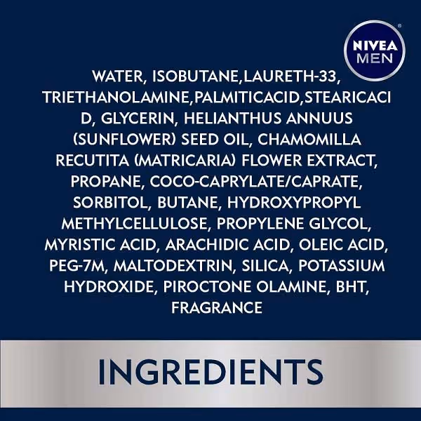فوم اصلاح پوست های حساس نیوا nivea sensitive