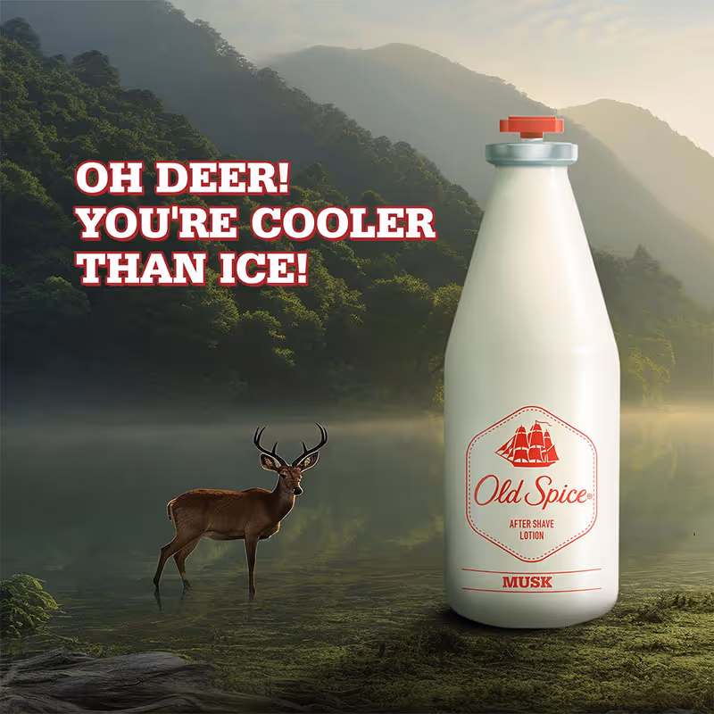 افترشیو اولد اسپایس مشک old spice musk lotion