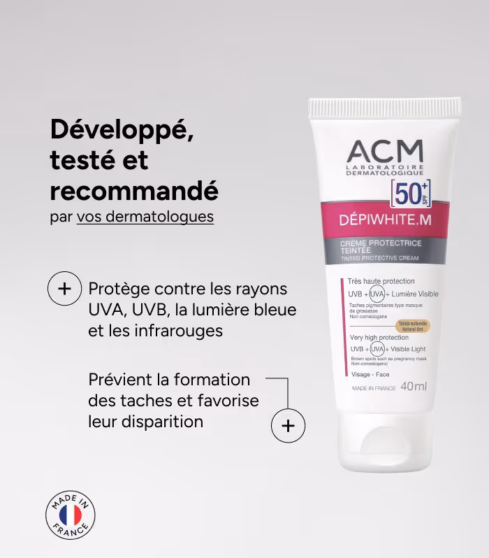کرم ضد لک ضدآفتاب رنگی ای سی ام acm depiwhite