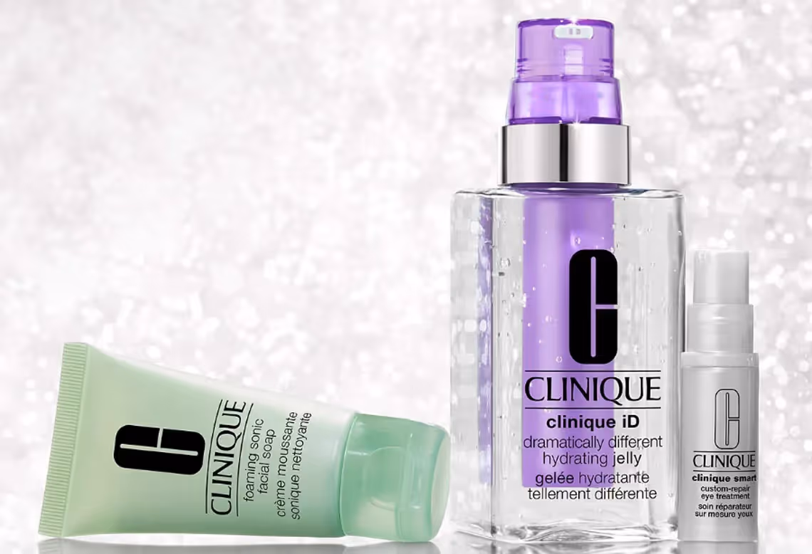 ست صاف کننده و ضدچروک کلینیک clinique super
