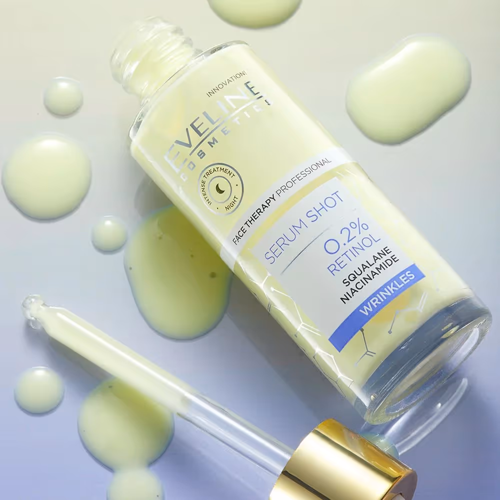 سرم ضدپیری رتینول اولاین eveline serum shot