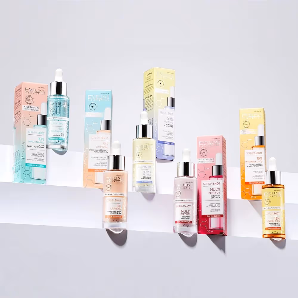 سرم ضدپیری رتینول اولاین eveline serum shot
