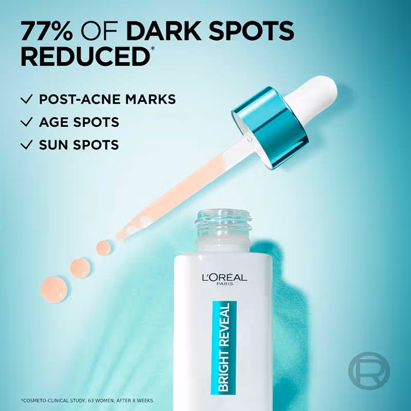 سرم ضد لک نیاسین آمید لورال loreal bright