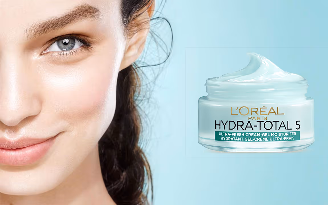 ژل کرم آبرسان لورال هیدرا توتال loreal hydra