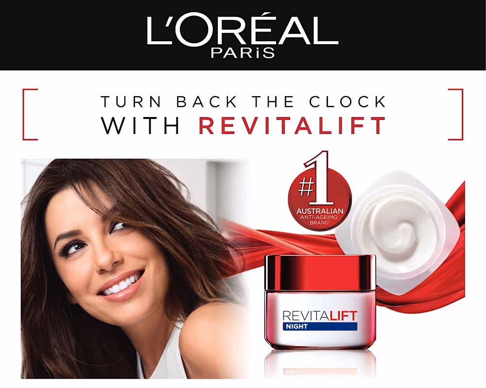 کرم آبرسان و ضدچروک شب لورال رویتالیفت loreal