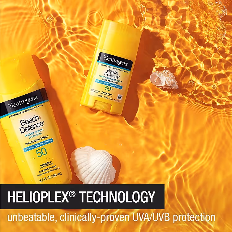 استیک ضدآفتاب نوتروژنا neutrogena beach