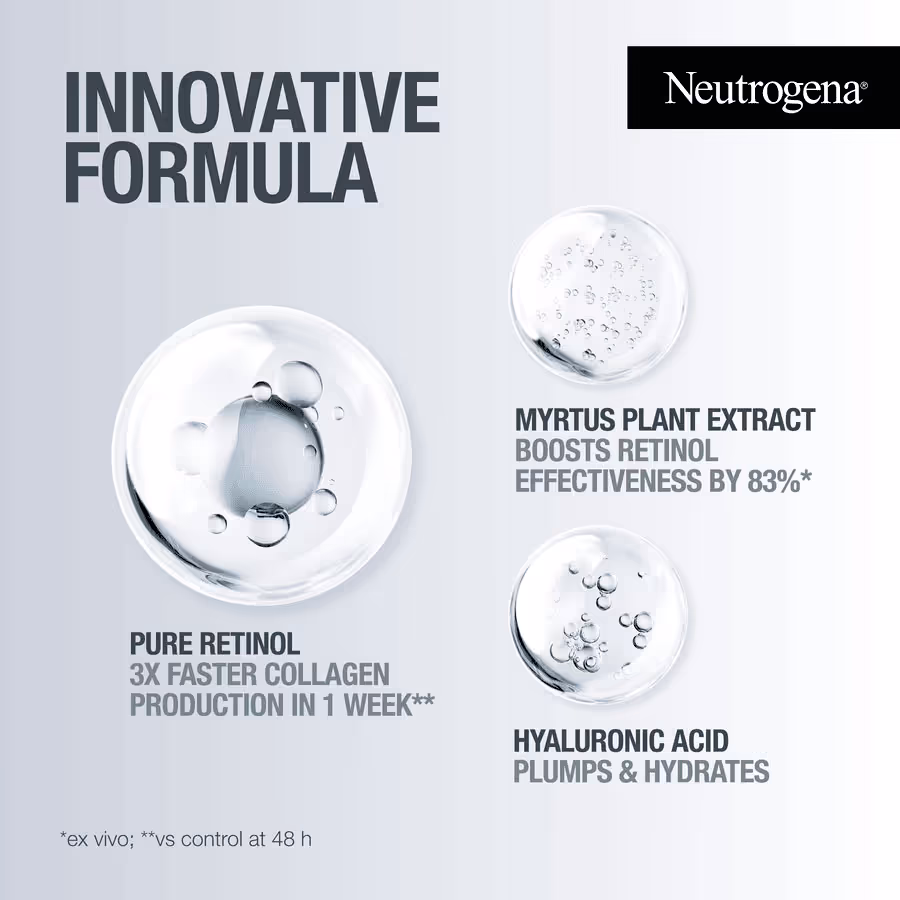 سرم ضدپیری رتینول نوتروژنا neutrogena retinol