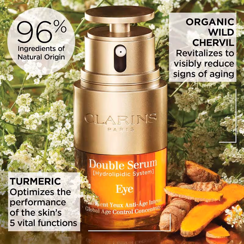 سرم ضد پیری دور چشم کلارنس clarins double