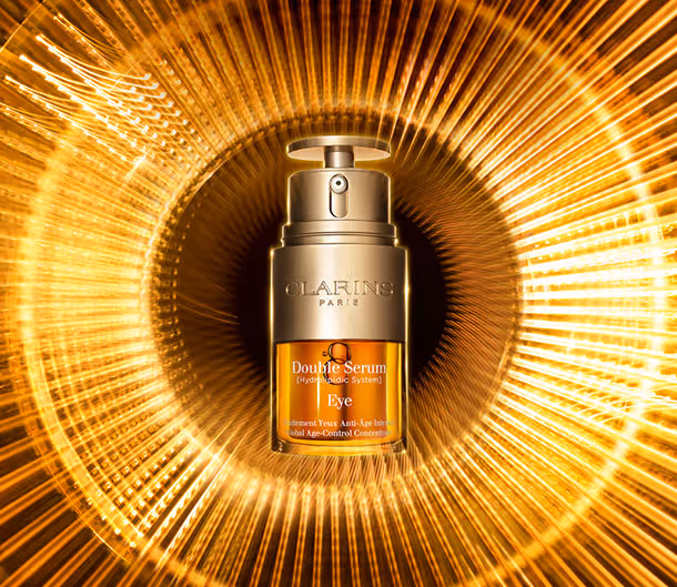 سرم ضد پیری دور چشم کلارنس clarins double