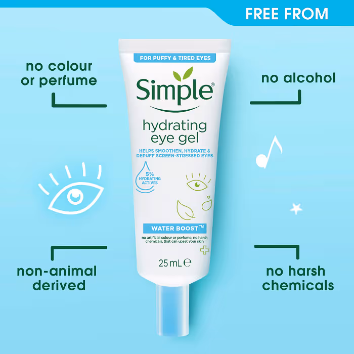 ژل آبرسان دور چشم سیمپل simple hydrating eye