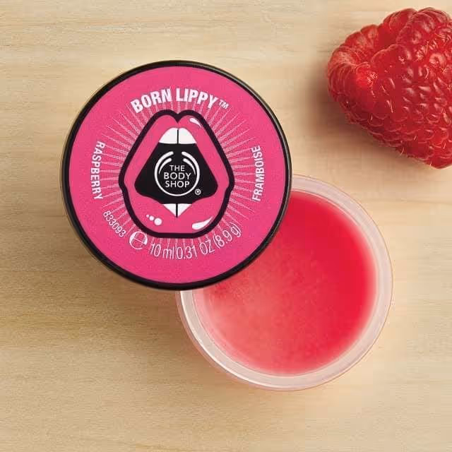 بالم لب بادی شاپ طعم تمشک body shop born