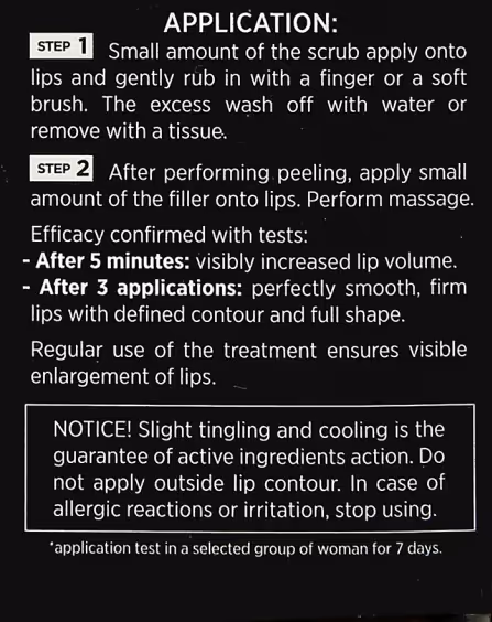 ست حجم دهنده لب اولاین eveline lip therapy