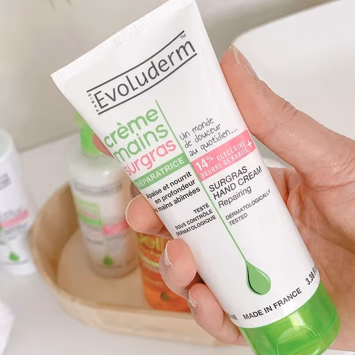 کرم دست گلیسیرین شی باتر اولودرم evoluderm