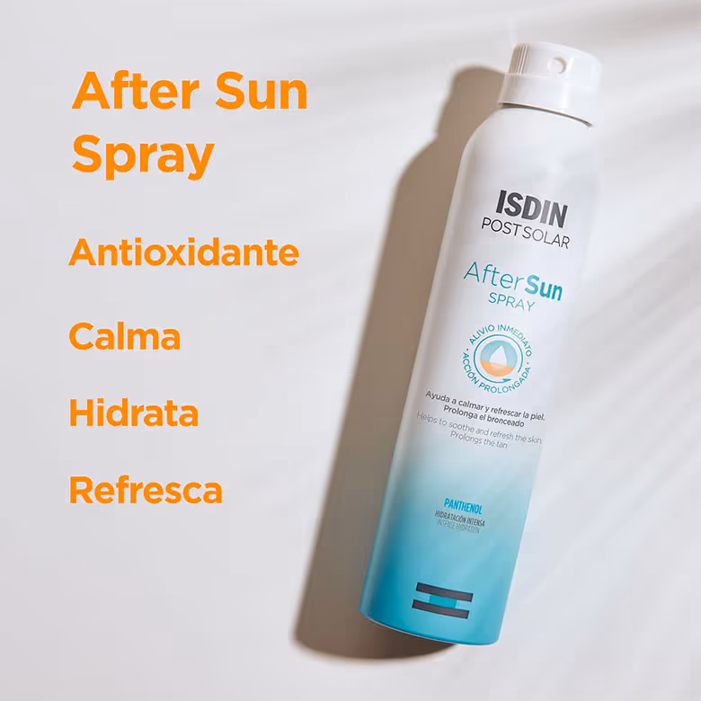 اسپری بدن بعد از آفتاب ایزدین isdin after sun