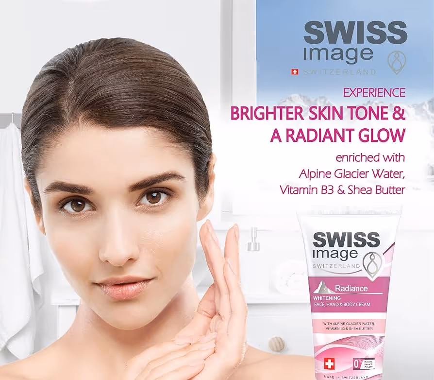 کرم روشن کننده صورت بدن سوئیس ایمیج swiss