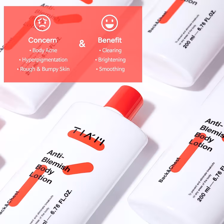 لوسیون ضدجوش بدن تیام tiam anti blemish