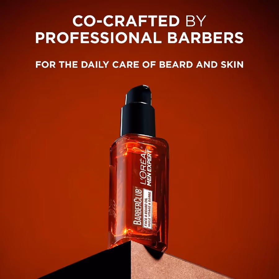 روغن مغذی ریش پوست لورال باربر کلاب loreal