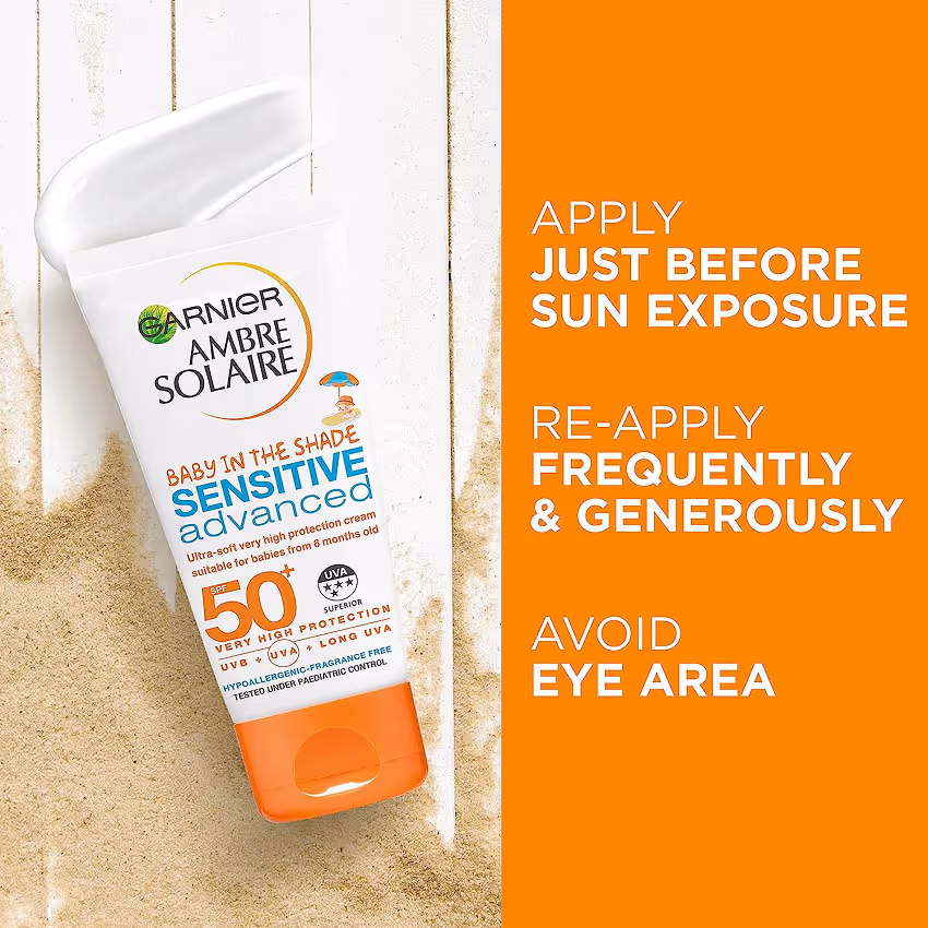 لوسیون ضدآفتاب نوزاد گارنیه garnier ambre