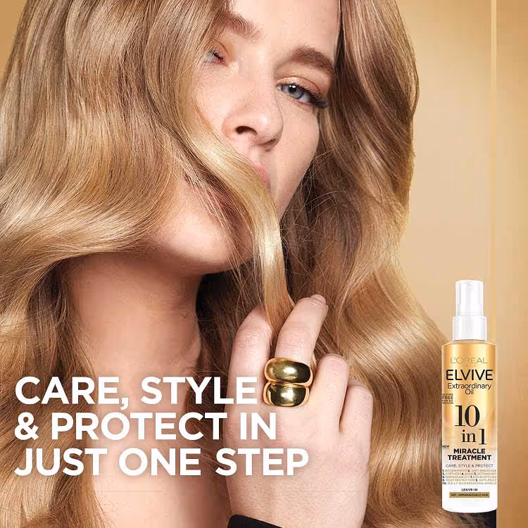 اسپری روغن های مغذی موی 10 کاره لورال loreal