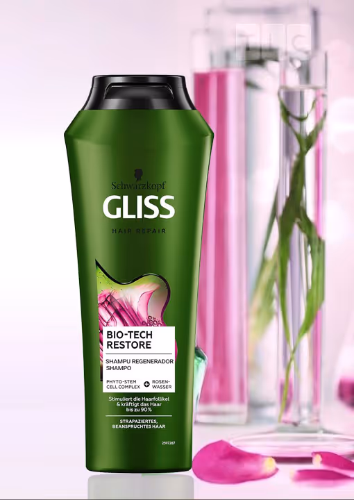 شامپو احیا کننده موی گلیس بایو تک gliss bio
