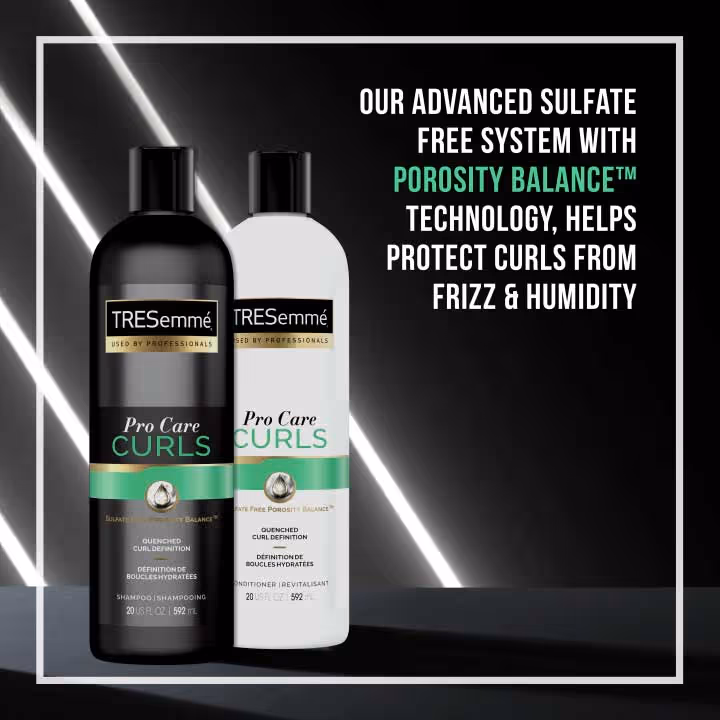 شامپو مراقبت از موهای فر ترزمی tresemme pro