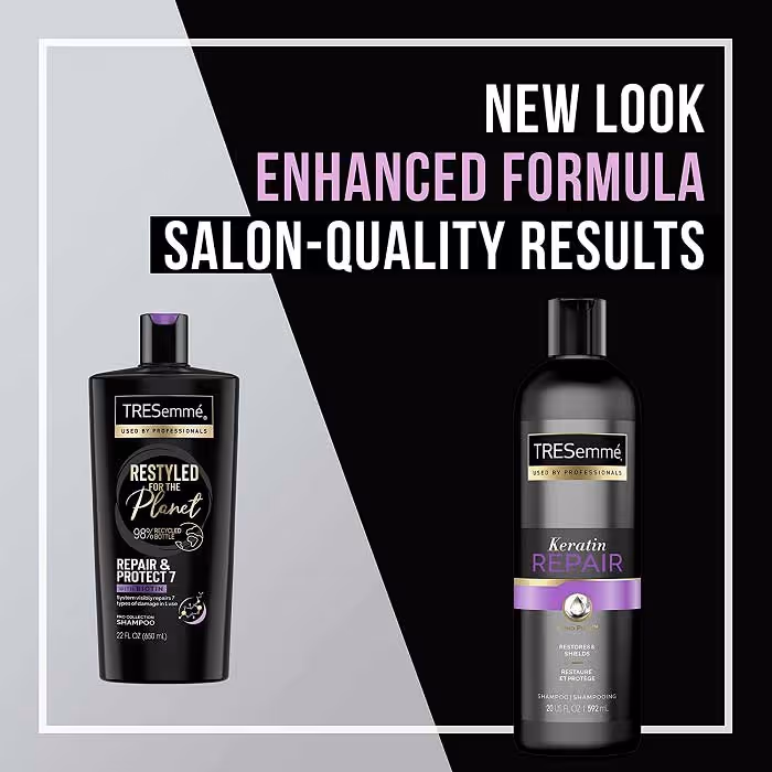 شامپو کراتین ترمیم کننده ترزمی tresemme