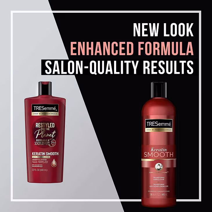 شامپو کراتینه صاف کننده موی ترزمی tresemme