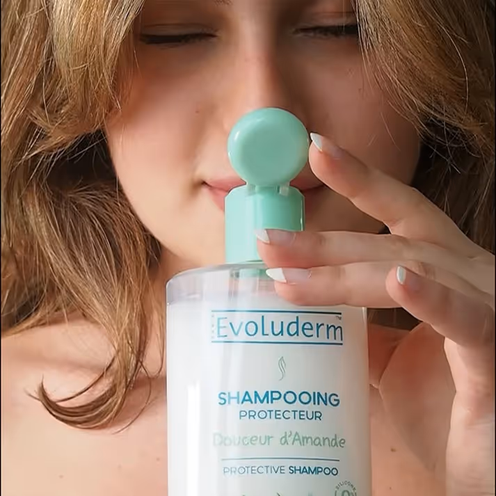شامپو شیر بادام موهای نرمال اولودرم evoluderm