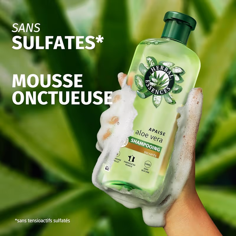 شامپو شاداب کننده آلوئه ورای هربال اسنسز aloe