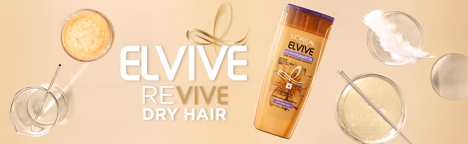 شامپو مغذی موهای خشک لورآل loreal elvive