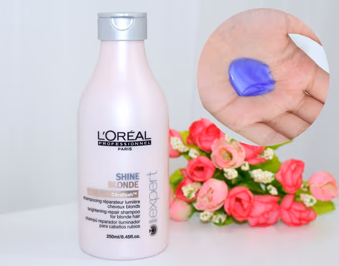 شامپو موهای بلوند لورال سری اکسپرت loreal