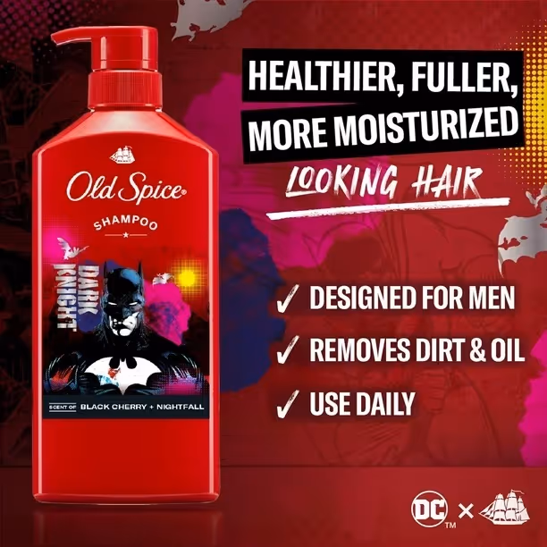 شامپو اولد اسپایس بتمن old spice dark knight