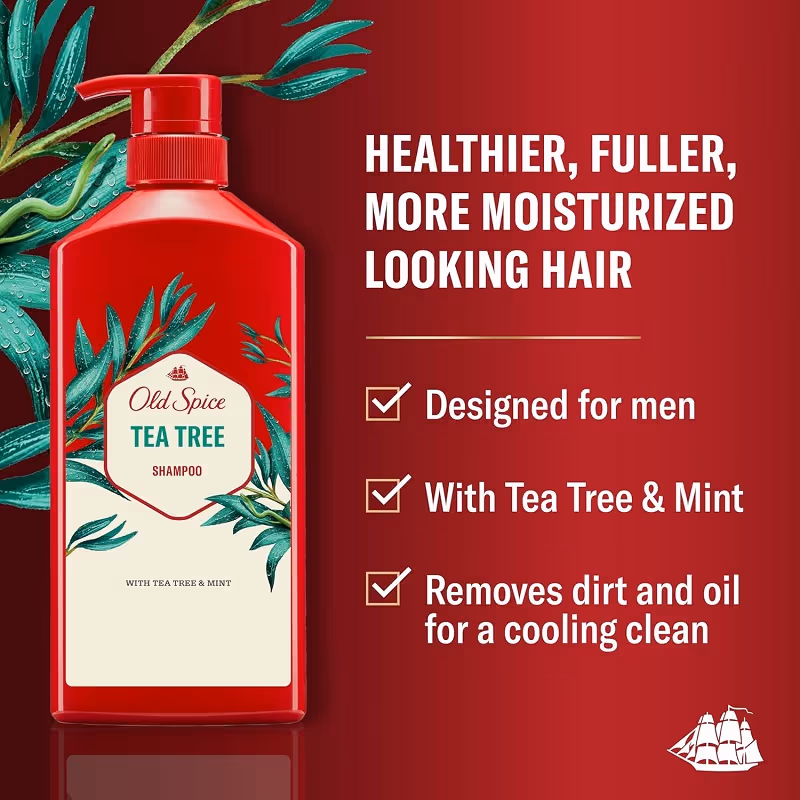 شامپو درخت چای اولد اسپایس old spice tea tree